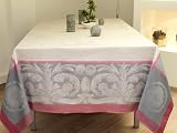 Nappe rectangle jacquard Teflon © réf. TRIANON c./ orage