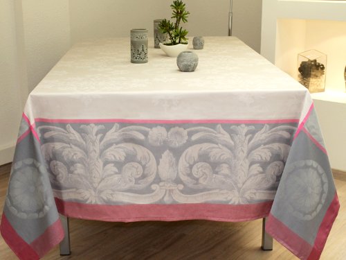 Nappe rectangle jacquard Teflon © réf. TRIANON c./ orage