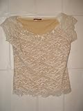 Tapemeasure Essentials Laced V-neck blouse Top Large