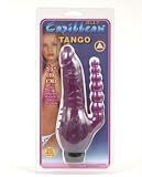 Golden Triangle Jelly Caribbean Tango Vibrator, Purple