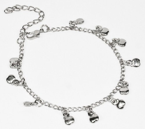Starlite Anklets – Ladies, Womens & Girls Ankle Chain in Silver with bells with an anklet length of cm. – ANK33710