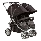 Latitude Double Stroller Color: Licorice Black