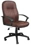 Boss Bomber Brown Microfiber Mid Back Chair Executive Seating