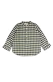 BABE AND TESS Plaid Shirt -4 -PETROLEUM