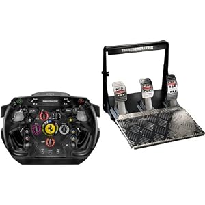 Amazon.com: Ferrari F1 Integral T500 Racing Wheel and Foot Pedals 