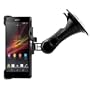 Soporte para el parabrisas para Sony Xperia Z con carcasa - �Convierta su m�vil en un GPS! Calidad de kwmobile.