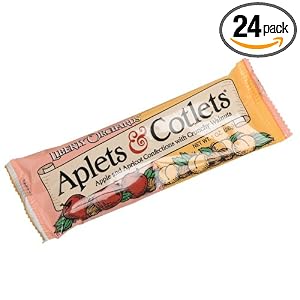 Liberty Orchards Aplets and Cotlets, 1-Ounce Bars (Pack of 24) by Aplets and Cotlets