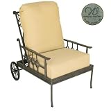 Windham Castings Provence Tailored Back Reclining Club Chair Frame Only, Tuscan