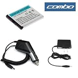 Standard Lithium Ion Replacement Battery + Rapid Car Charger + Home Travel Charger for Nokia N95 8G Smartphone