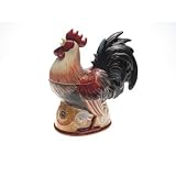 Certified International Golden Rooster 3-D Cookie Jar
