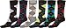 Sakkas Men's Classic Patterned Dress Socks Value 6-Pack