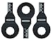 Rockwell RW9252.3 SoniCrafter Oscillating Multitool 3/8-Inch Universal End Cut Blade, 3-piece
