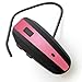 Suave Baby Pink Handsfree Bluetooth Earbud Headset with Detacheable Ear Hook For HTC EVO 3D  : image
