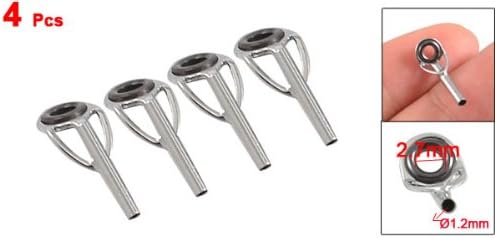 0.05" Connector Inside Dia Fishing Rod Guide Tip Repair Kit 4 Pcs