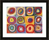 Color Study by Wassily Kandinsky Framed Art Print Poster