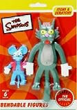 ITCHY AND SCRATCHY Bendable Set