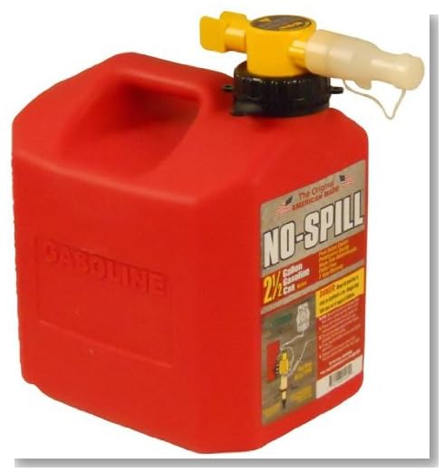 No-Spill 1405 2-1/2-Gallon Poly Gas Can (CARB Compliant)