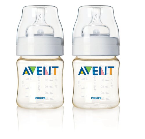 Philips Avent 4 oz BPA Free Bottle, Dual Pack