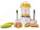 from Puregadgets Hot Dog Maker / Popcorn Maker / Electric Egg Boiler / Steamer - Percfect All-in-One Kitchen Gadget