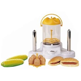 Hot Dog Maker / Popcorn Maker / Electric Egg Boiler / Steamer - Percfect All-in-One Kitchen Gadget