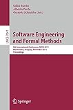 Software engineering and formal methods : 9th International Conference, SEFM 2011, Montevideo, Uruguay, November 14-18 2011 : proceedings