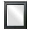 Classic Beveled Mirror - Black