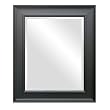 Classic Beveled Mirror - Black