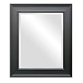 Classic Beveled Mirror - Black