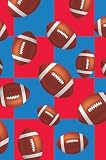Creative Converting 54 x 108 Inch Plastic All Over Party All Star Football Table Cover - Case of 6