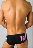 Number 18 Men's Low Rise Briefs (Various Colors)