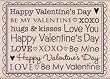 Be My Valentine Message by Hero Arts