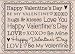 Be My Valentine Message by Hero Arts