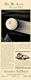 1939 Ad Acushnet Titleist Golf Balls Machine Records - Original Print Ad