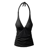 Shirrendipity Halter Tankini