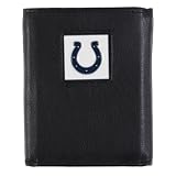 Indianapolis Colts Mens NFL Genuine Leather Tri-fold Wallet