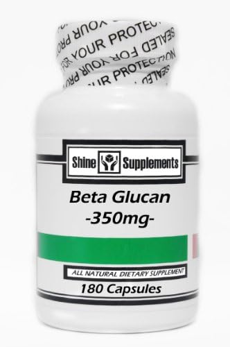 Beta Glucan 350mg 180 Capsules - By Shine Supplements