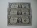Lot of 3 One Dollar Silver Certificates Series 1957 Three Blue Seal Bill Notes $1 Set # 05
