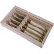 Laguiole 4 cheese knives in box gift set French imported, Acrylic