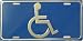 LP - 339 Handicap Logo License Plate - 300