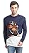 Daisysboutique Men's Holiday Reindeer Snowman Santa Snowflakes Sweater (Medium, Skiing)