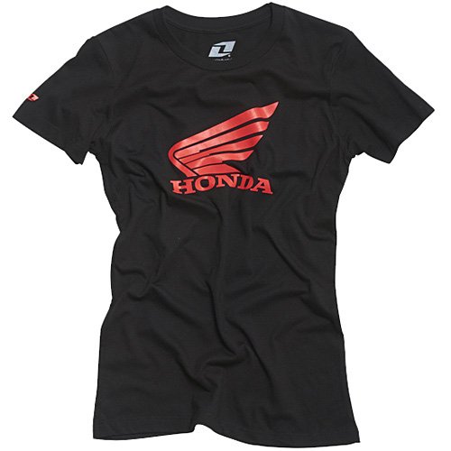 One Industries Honda Tournament Women's Short-Sleeve Sports Wear T-Shirt/Tee - Black - Size: Medium