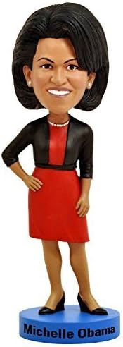 Royal Bubbles 20 cm Michelle Obama Bobble Head Cold Resin Figure by Royal Bubbles