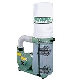 General International 10-005 M1 1 HP Dust Collector with 2 Micron Filter Bag