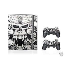 Stickersmania - Sticker Decal Skin Playstation 3 Tete de Mort.