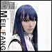 Stocking Mixed Blue-pink Straight Party Costume 100cm Cosplay Wigs