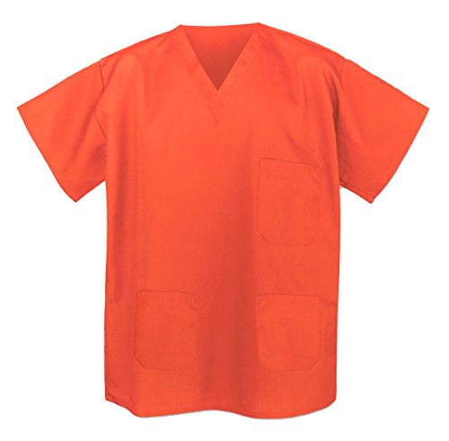 Orange Scrub Shirts Orange Apparel Scrubs For HIM or HER