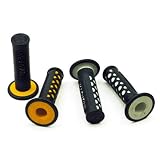 7 8'' Rubber Motorcycle Powerboat Handlebar Bar end Hand Grips waterproof for... 