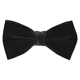 Black Velvet Bow Tie
