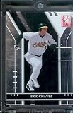 2004 Donruss Elite Extra Eric Chavez Oakland Athletics Baseball Card #51 - Mint Condition - In Protective Display Case !