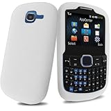 White Silicone Skin Case Cover for Samsung SGH-A187 AT&T